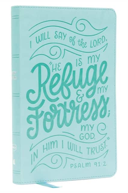 NKJV, Thinline Youth Edition Bible, Verse Art Cover Collection, Turquoise Leathersoft, Red Letter, Comfort Print av Thomas Nelson