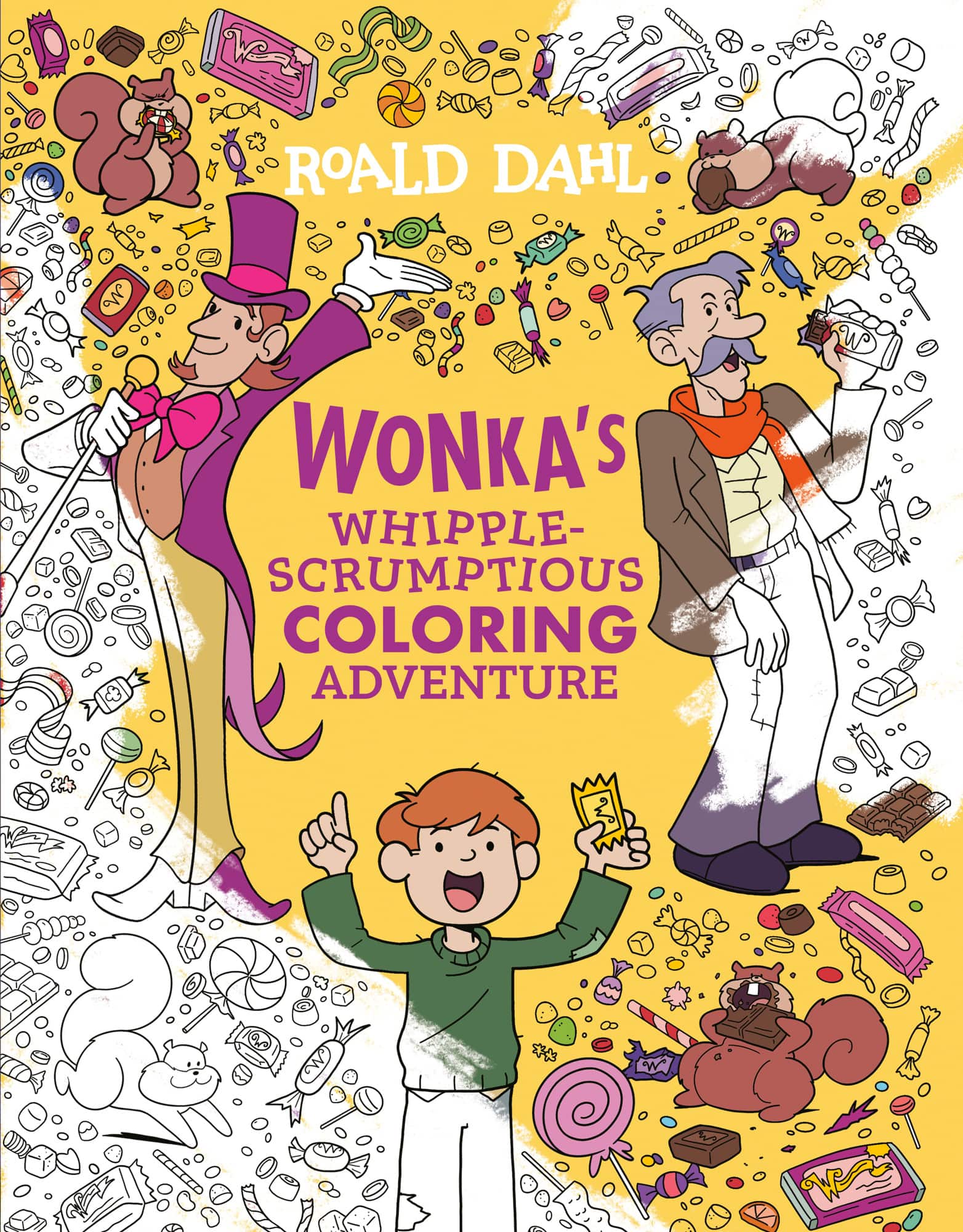 Wonka's Whipple-Scrumptious Coloring Adventure av Roald Dahl