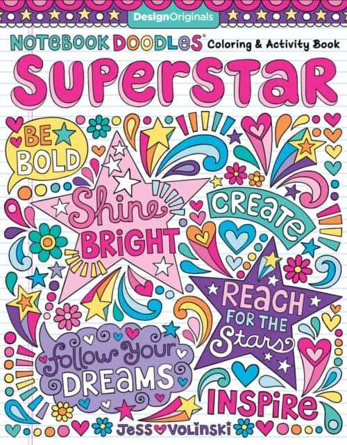 Notebook Doodles Superstar av Jess Volinski