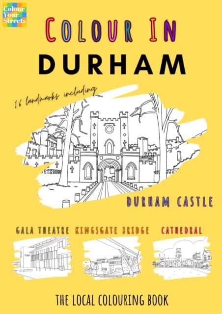 Durham Colouring Book (A4) av Colour Your Streets