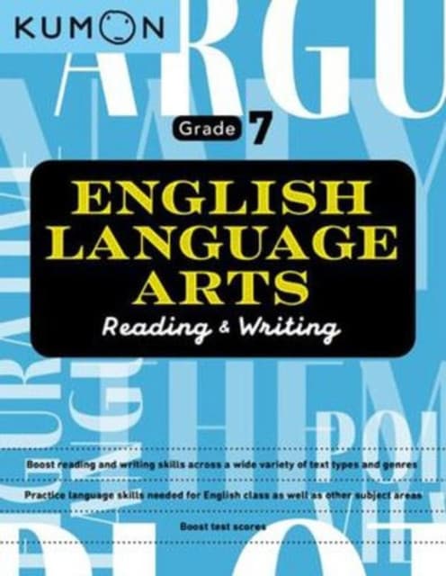 Kumon English Language Arts Grade 7