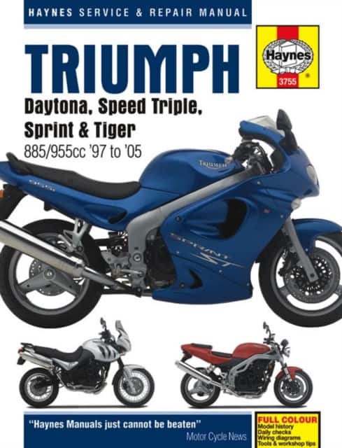 Triumph Daytona, Speed Triple, Sprint & Tiger 885/955cc (97 - 05) av Haynes Publishing