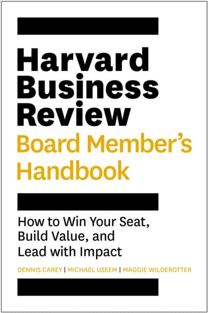 Harvard Business Review Board Member's Handbook