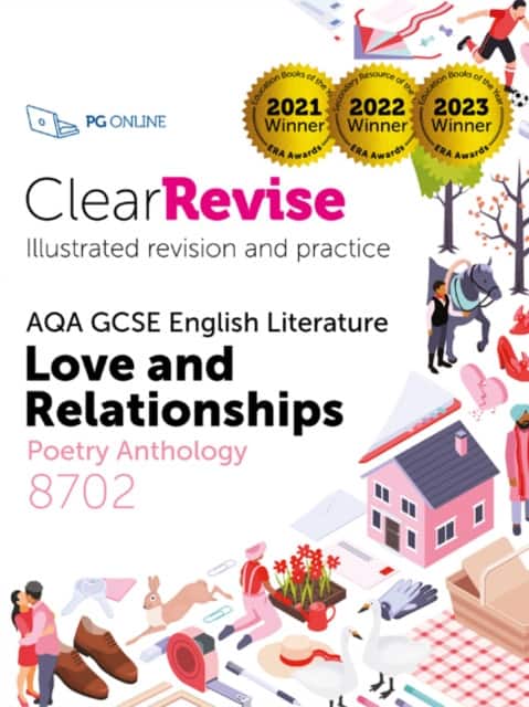 ClearRevise AQA GCSE English Literature: Love and relationships, Poetry Anthology 8702 av PG Online