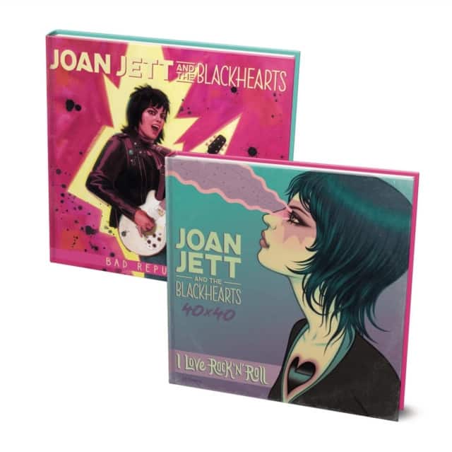 JOAN JETT & THE BLACKHEARTS - 40x40: Bad Reputation/I Love Rock 'n' Roll av Rantz Hoseley