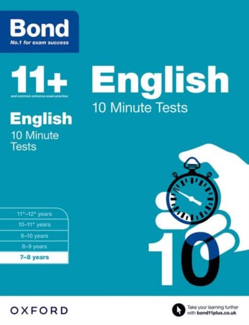 Bond 11+ English 10 Minute Tests for Age 7-8 | For the 11+ GL Assessment, 7+, and other school entrance exams av Sarah Lindsay