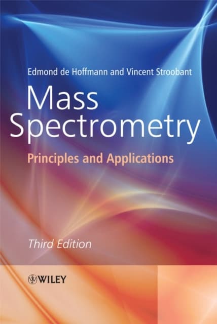 Mass Spectrometry – Principles and Applications 3e