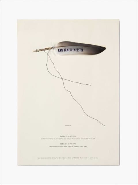 Ann Demeulemeester PRINT