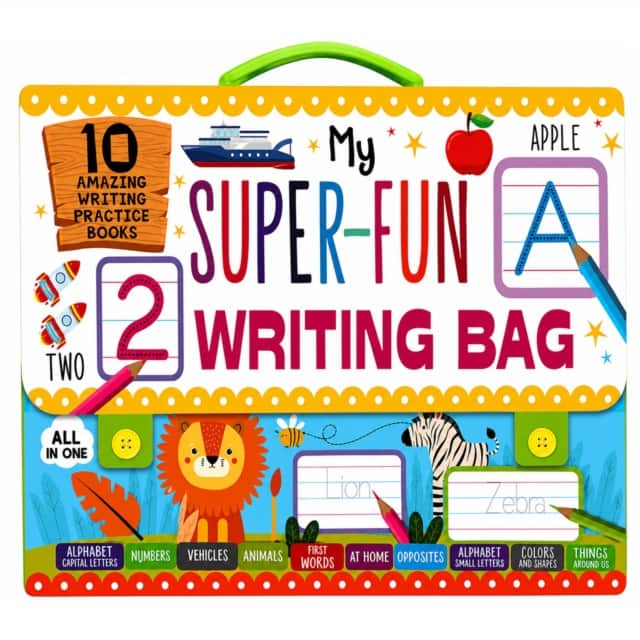 My Super Fun Writing Bag: Set Of 10 Amazing Writing Practice Books - Perfect For Kids, Travel And Gifting / Return Gifts av Mamta Garg