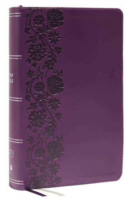 KJV Holy Bible: Large Print Single-Column with 43,000 End-of-Verse Cross References, Purple Leathersoft, Personal Size, Red Letter, Comfort Print: King James Version av Thomas Nelson