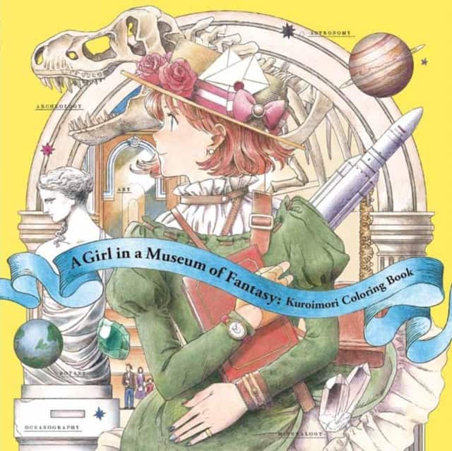 A Girl in a Museum of Fantasy: Kuroimori Coloring Book av Kuroimori