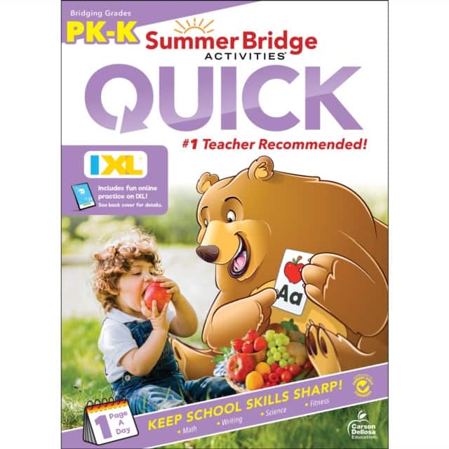 Summer Bridge Activities, Grades Pk - K av Carson Dellosa Education
