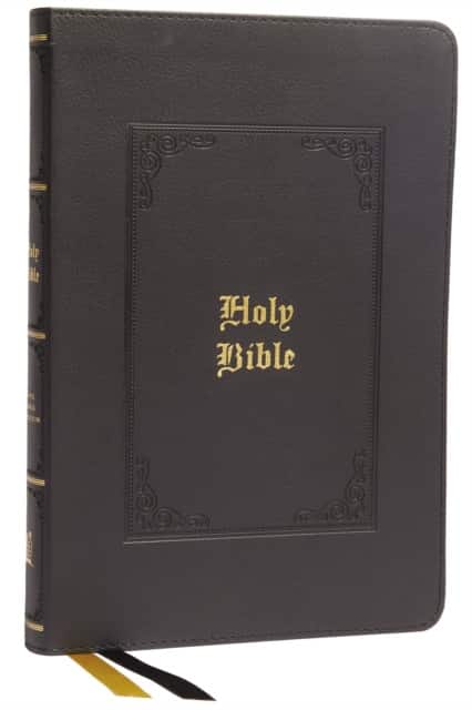 KJV Holy Bible: Large Print Thinline, Black Leathersoft, Red Letter, Comfort Print: King James Version av Thomas Nelson