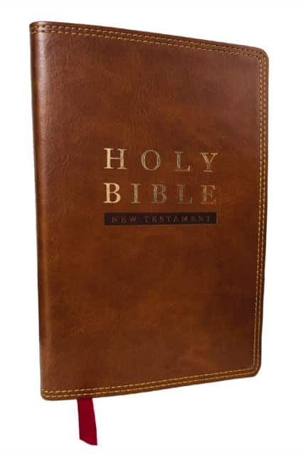 NKJV Super Giant Print New Testament, Brown Leathersoft, Red Letter, Comfort Print (Thumb Indexed) av Thomas Nelson