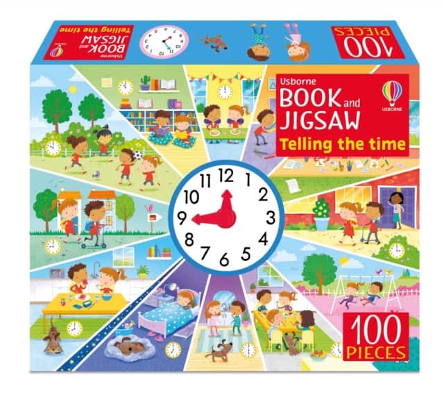 Usborne Book and Jigsaw Telling the Time av Kate Nolan