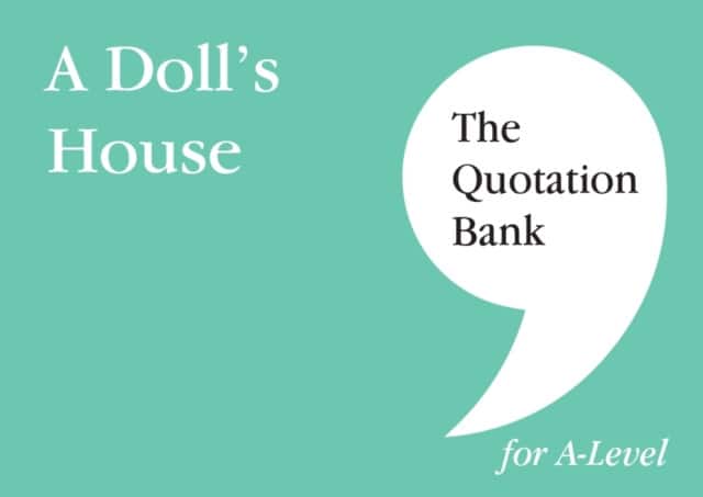 The Quotation Bank: A Doll's House A-Level Revision and Study Guide for English Literature av Mary Hind-Portley