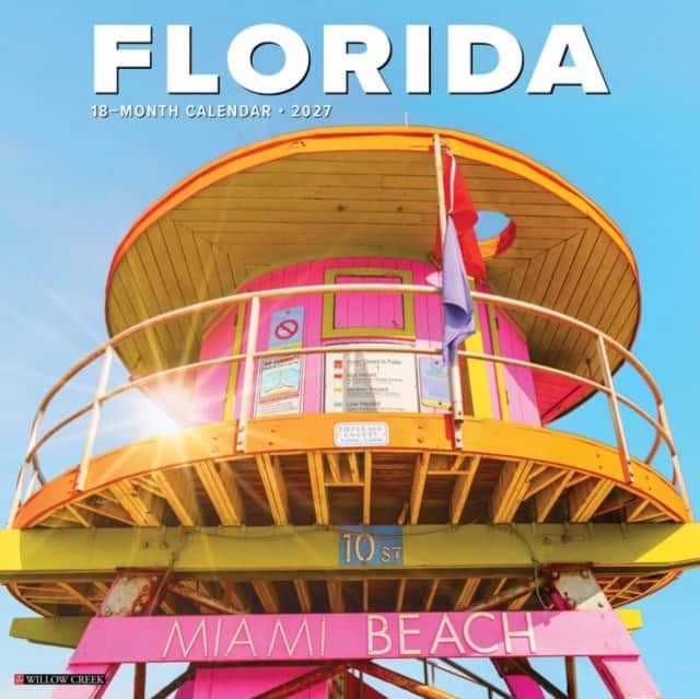 Florida 2027 Wall av Willow Creek Press