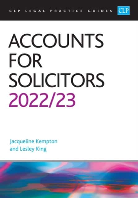 Accounts for Solicitors 2022/2023 av Kempton