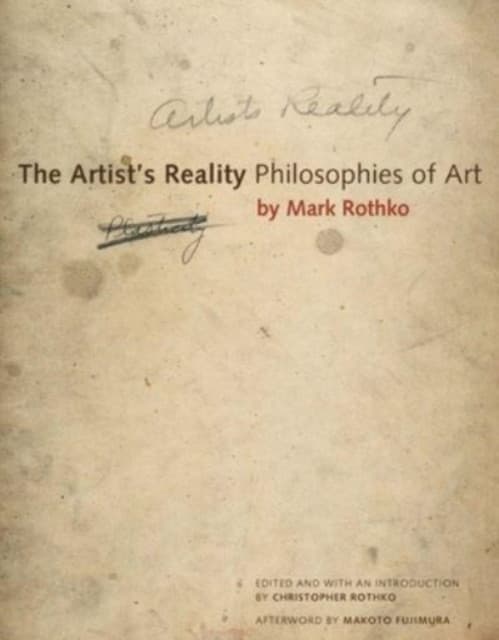 The Artist`s Reality – Philosophies of Art