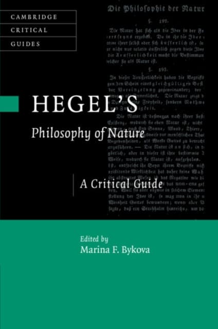 Hegel's Philosophy of Nature