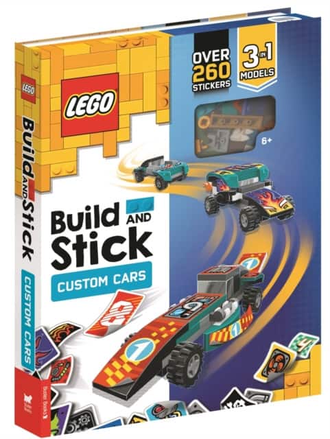 LEGO® Build and Stick: Custom Cars (Includes LEGO pieces, book and over 260 stickers) av Lego
