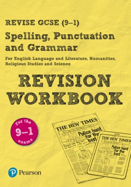 Pearson REVISE GCSE Spelling, Punctuation and Grammar- for 2026, 2027 exams: Course companion