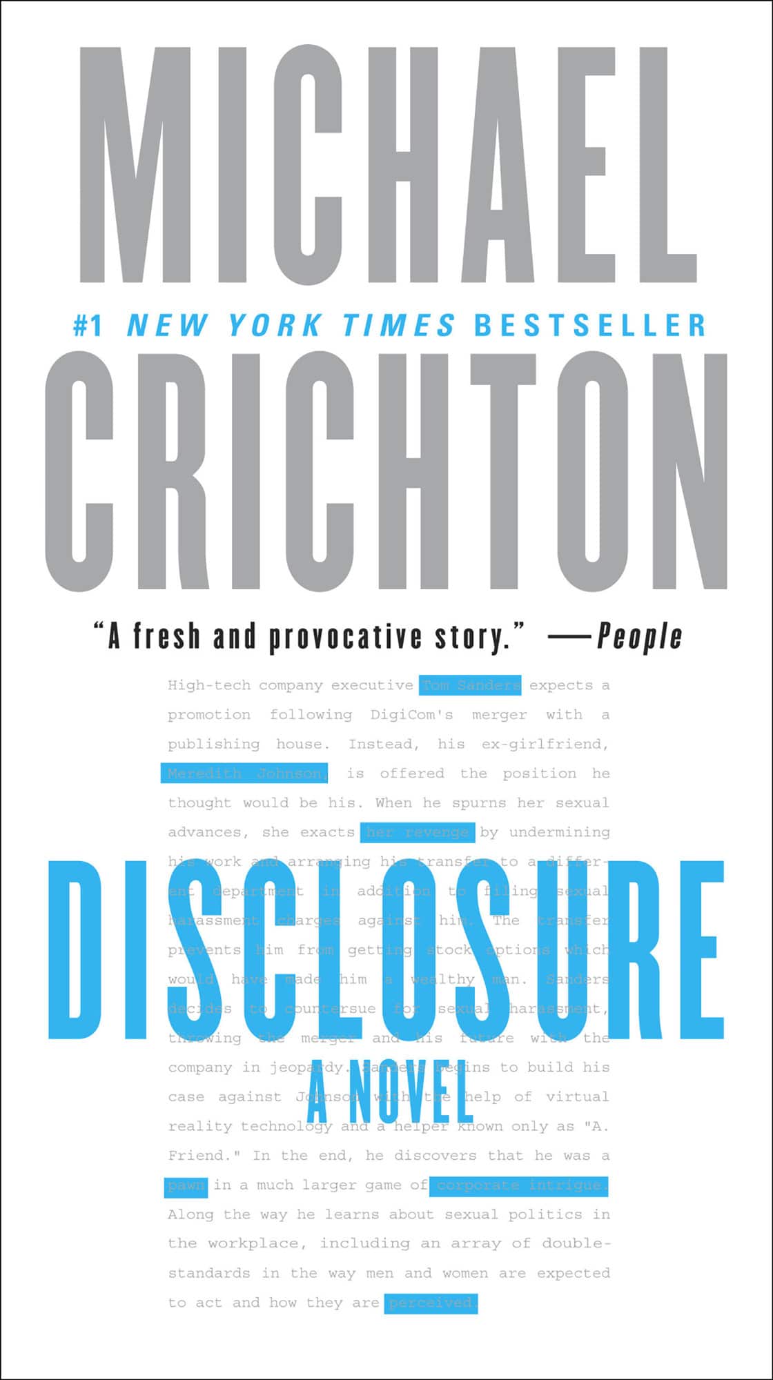 Disclosure: A Novel av Michael Crichton