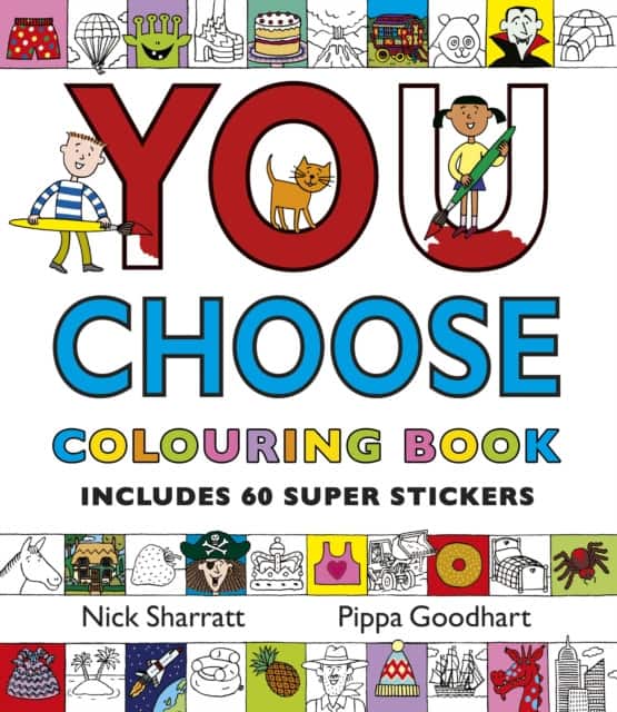 You Choose: Colouring Book with Stickers av Pippa Goodhart