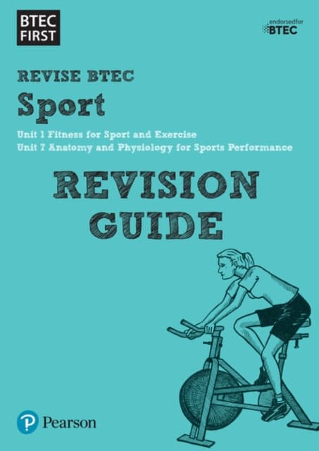 Pearson REVISE BTEC First in Sport Revision Guide - for 2026 and 2027 exams