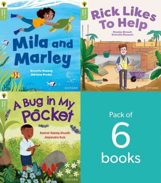 Oxford Reading Tree Green Sparks: Level 5 LEVEL 5 PACK of 6