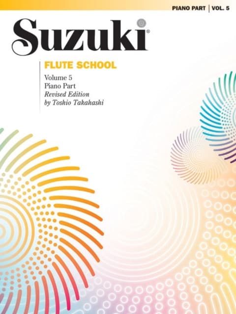 SUZUKI FLUTE SCHOOL VOL5 PIANO ACC