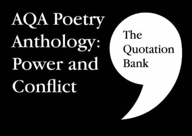 The Quotation Bank: AQA Poetry Anthology - Power and Conflict GCSE Revision and Study Guide for English Literature 9-1 av Esse Publishing Limited