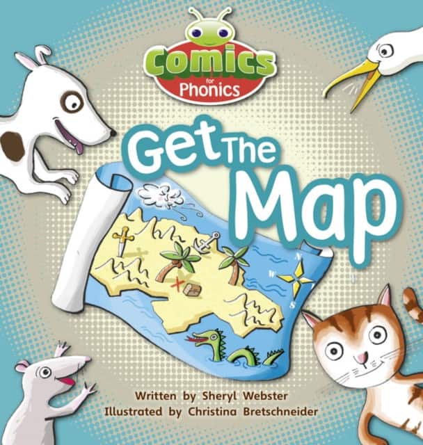 Bug Club Comics for Phonics Reception Phase 2 Set 05 Get the Map! av Sheryl Webster