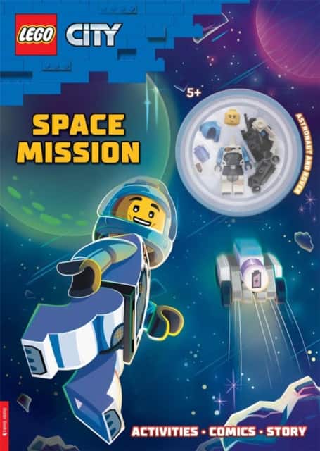 LEGO® City: Space Mission Activity Book (with astronaut LEGO minifigure and rover mini-build) av Buster Books