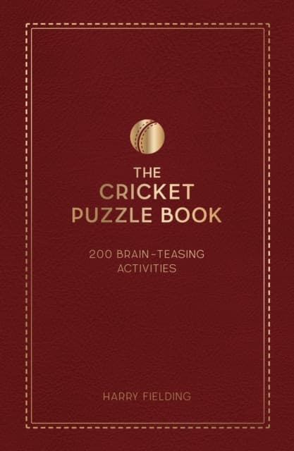 The Cricket Puzzle Book
