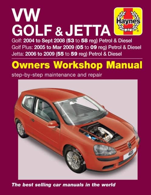 VW Golf (04 - Sept 08), Golf Plus (05 - Mar 09) & Jetta (06 - 09) Haynes Repair Manual av Haynes Publishing