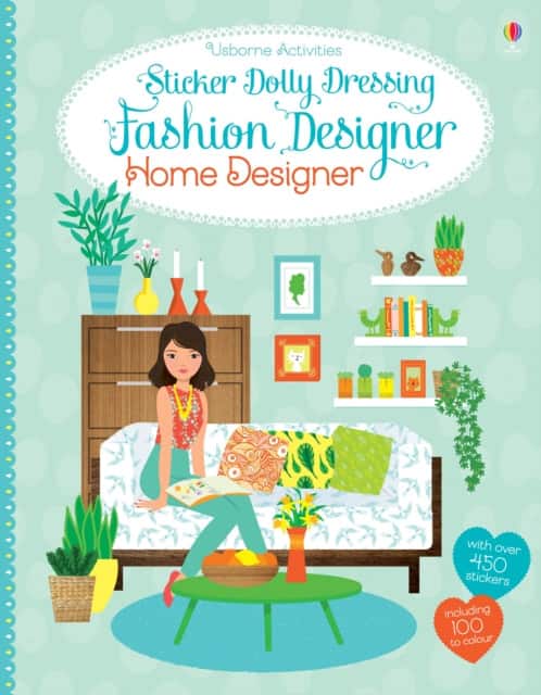 Sticker Dolly Dressing Fashion Designer Home Designer av Emily Bone