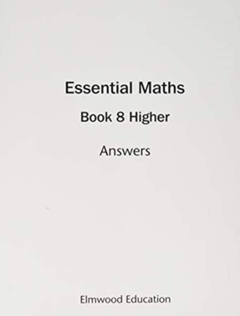 Essential Maths 8 Higher Answers av David Rayner
