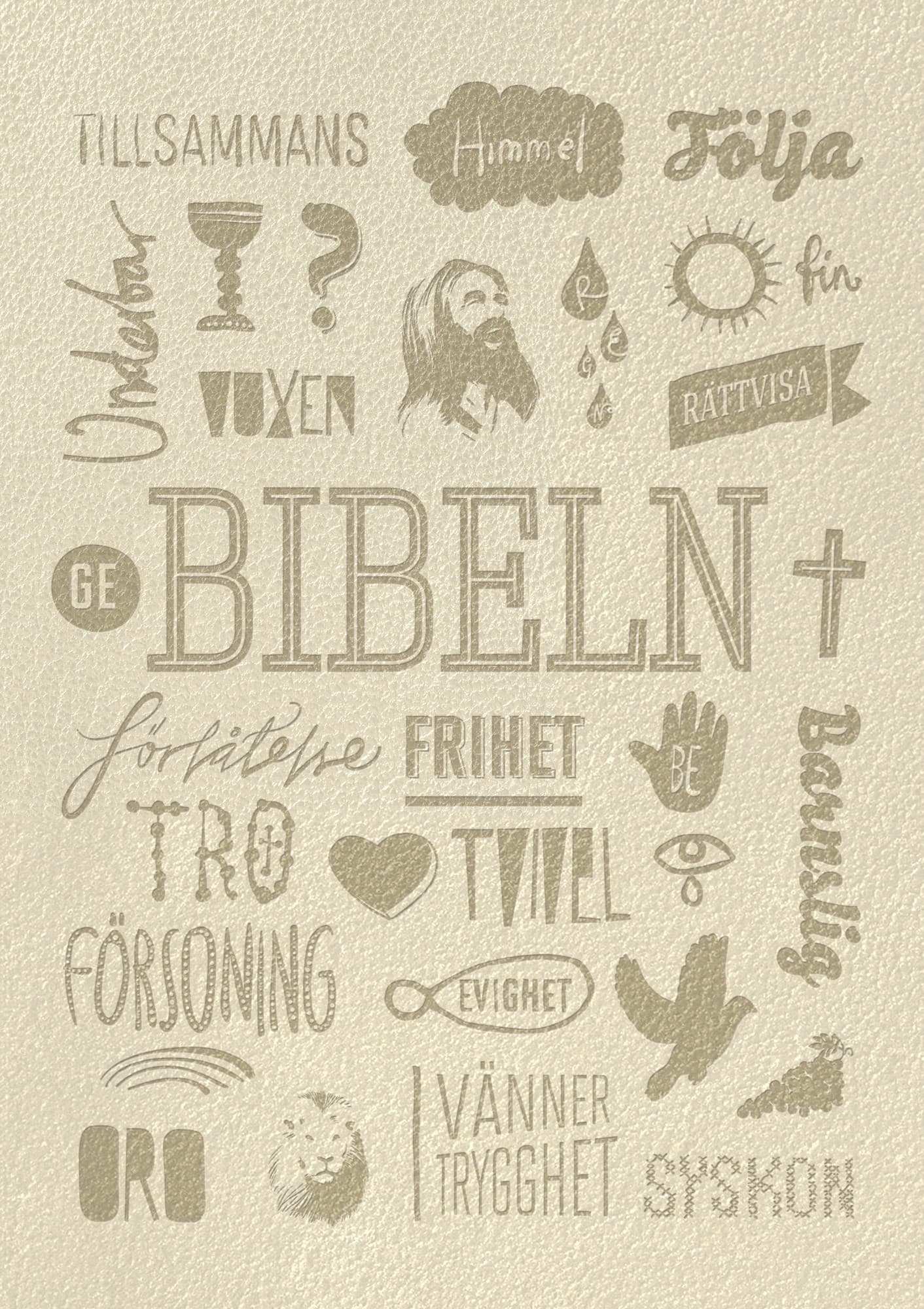 Bibel 2026 : konfirmandutgåva beige