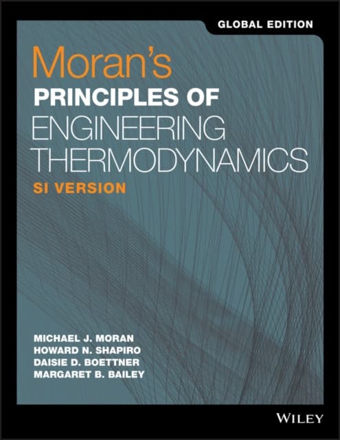 Moran′s Principles of Engineering Thermodynamics, 9th Edition SI Global Edition