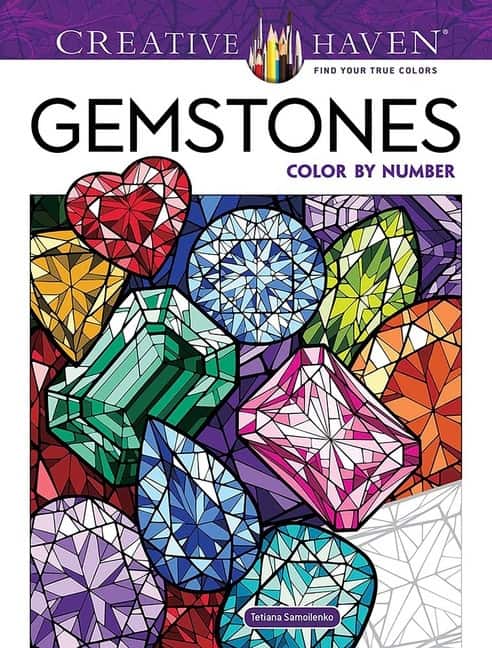 Creative Haven Gemstones Color by Number av Samoilenko