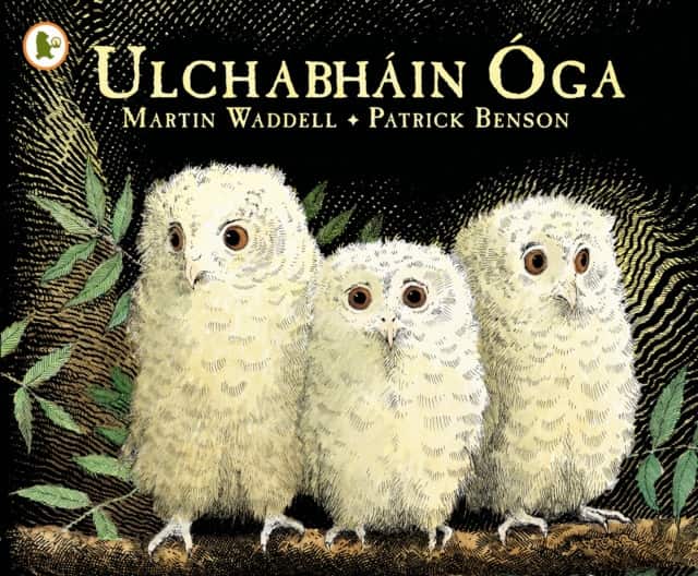 Ulchabháin Óga (Owl Babies) av Martin Waddell