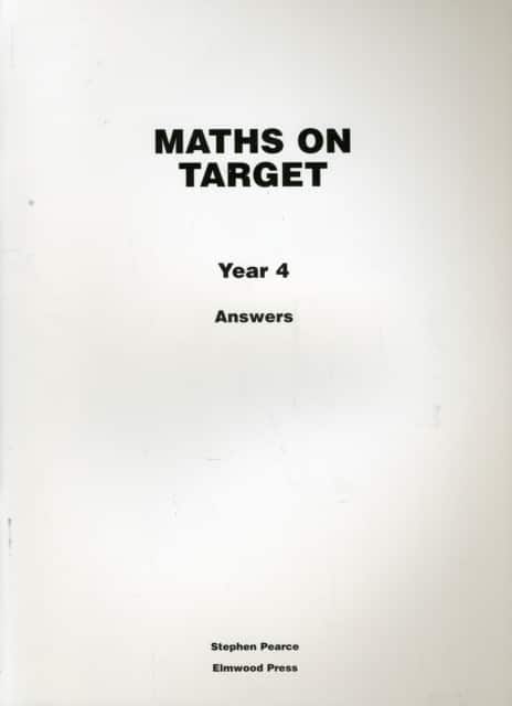 Maths on Target Year 4 Answers av Stephen Pearce