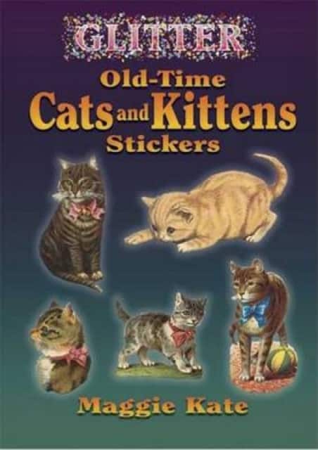 Glitter Old-Time Cats and Kittens Stickers av Maggie Kate