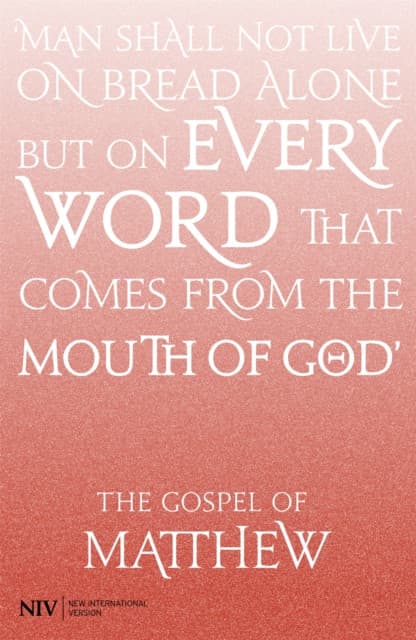 NIV Gospel of Matthew