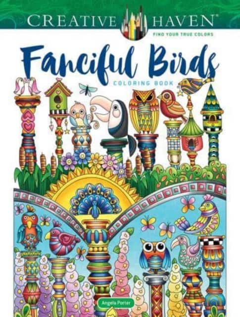 Creative Haven Fanciful Birds Coloring Book av Angela Porter