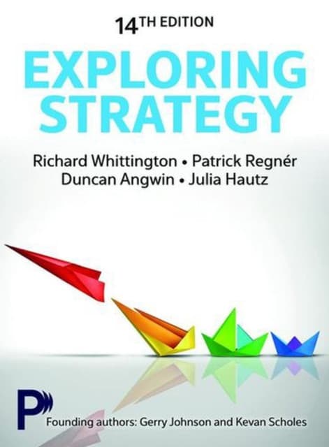 Exploring Strategy Text & Cases