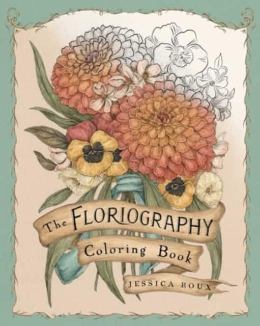 Floriography Coloring Book av Jessica Roux