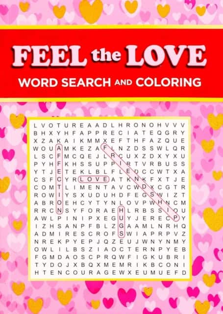 Feel the Love Word Search and Coloring av Editors of Thunder Bay Press