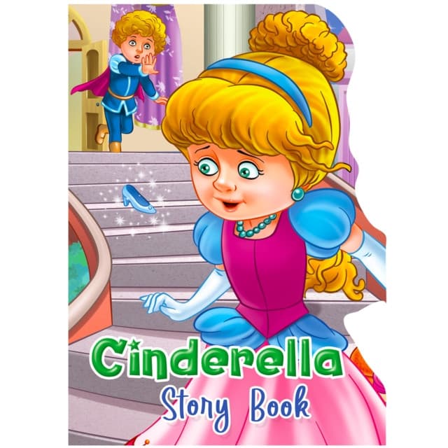 My Shaped Story Book: Cinderella - Shaped Story Board Book For Kids